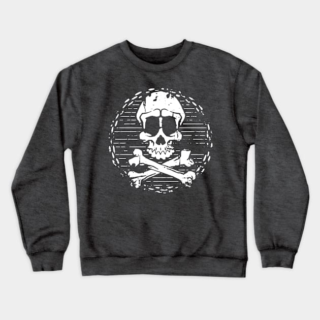 Skull and Crossbones Crewneck Sweatshirt by Laughin' Bones